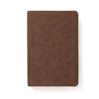 Afbeelding van CSB Single Column Compact Bible, Brown: Christian Standard Brown Leathertouch, Bible