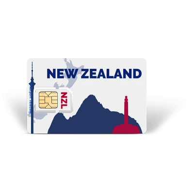 Afbeelding van Simkaart Nieuw Zeeland 30GB Data Prepaid Met Snel 4G/5G Internet En Bellen Op Reis In Australië Oceanië Airport Telecom