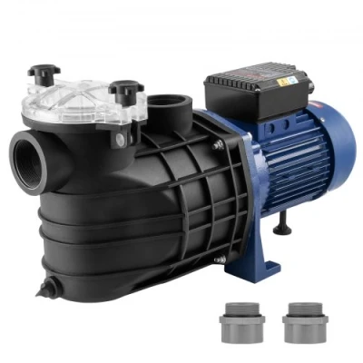 Afbeelding van VEVOR bovengrondse zwembadpomp, 1900 W, eenspeed zwembadpomp 120 GPM, snelheid 2850 omw/min, met hefkop, max. 16 m, filtermand, voor zwembaden, spa&#039;s