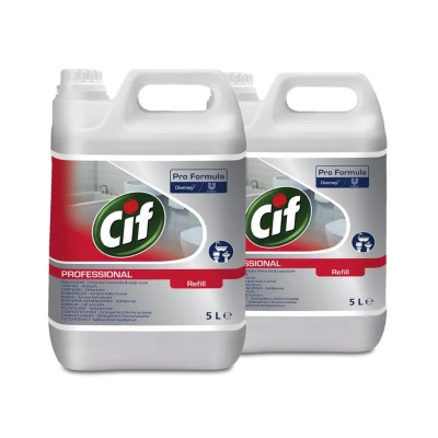 Afbeelding van Cif Pro Formula badkamerreiniger, 2 in 1 reiniger, 5 l (verpakking van stuks)