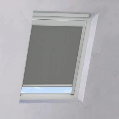 Afbeelding van Dakraam Rolgordijn Smart Grijs S06 973x940cm (Grijs)