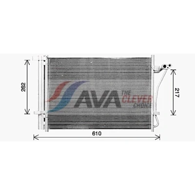 Afbeelding van Ava Cooling Airco condensor HY5470D