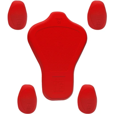 Afbeelding van John Doe XTM Top Dames Protector Set, rood voor vrouw