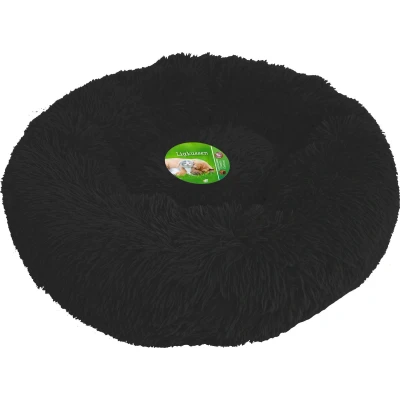 Afbeelding van Hondenmand Donut mand Supersoft Kleur: zwart 65 cm