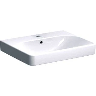 Afbeelding van Geberit Smyle Square meubelwastafel wit KeraTect (60 x 48 cm) 1