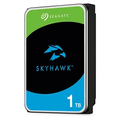 Afbeelding van Seagate St1000Vx005 Skyhawk Surveillance Interne Harde Schijf Voor Video Ppnames Met Maximaal 64 Camera&#039;S, Bruin Box, 1 TB