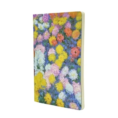 Afbeelding van Monet’s Chrysanthemums A4 Dot Grid Cahier