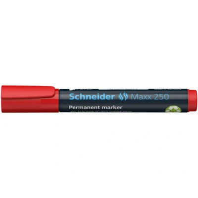 Afbeelding van 10x Schneider permanent marker Maxx 250 rood