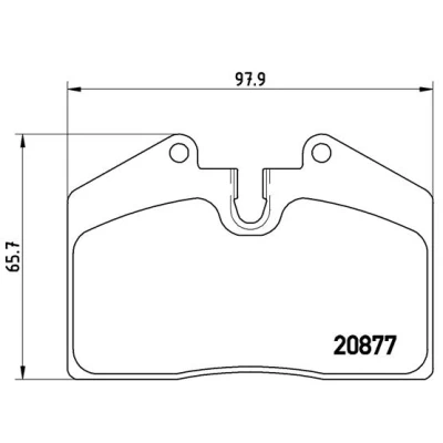 Afbeelding van Brembo Remblokset P 85 094