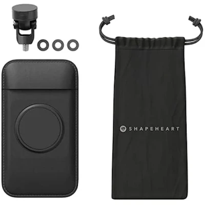 Afbeelding van Shapeheart Motorfiets Spiegel Schroef Smartphone Mount, zwart, afmeting 2XL voor man