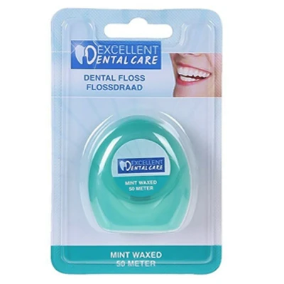 Afbeelding van Excellent Houseware Tandtråd Mint Waxed Blå