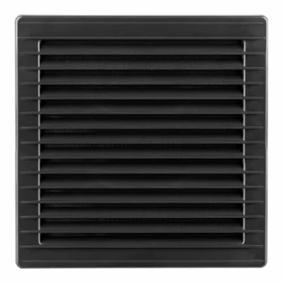 Afbeelding van Ventilatierooster EDM 87730 Antraciet 17 x cm Muggennet