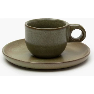Afbeelding van Sergio Herman B5116224A Surface Espresso Tas met Ondertas Camogreen