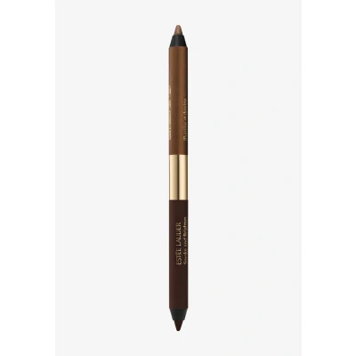 Afbeelding van ESTÉE Lauder Smoke AND Brighten Kajal Eyeliner DUO Wenkbrauwpotlood Dark chocolate rich bronze, Dames, Maat: 0.5 g, bronze