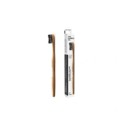 Afbeelding van Humble Brush Erwachsene medium schwarz 1 Zahnbürste