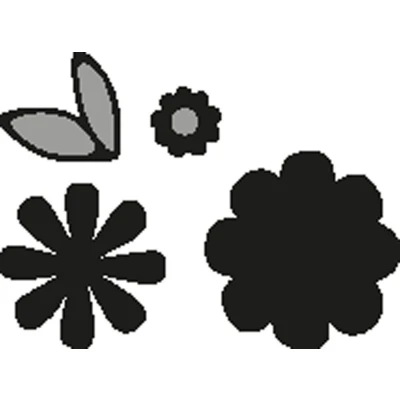 Afbeelding van Marianne Design Craftable Mal Flower set sweet CR1358