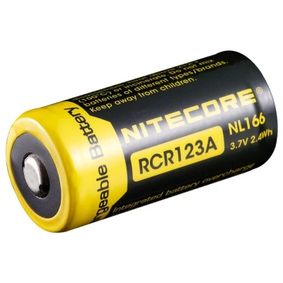 Afbeelding van Nitecore RCR123A Li ion NL166 650mAh