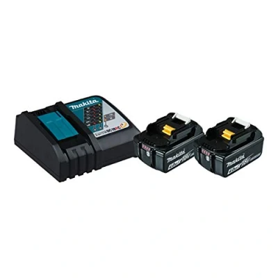 Afbeelding van Makita krachtbronkit 18 V ( 197490 7 ) met 2x BL1840B accu 4.0 Ah + DC18RC lader