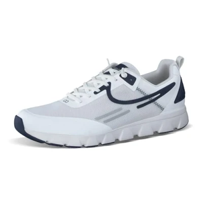 Afbeelding van tenhaag Low Top sneakers voor heren, warm gevoerd, wit 037, 44 EU