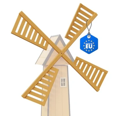 Afbeelding van Deko Shop Hannusch Vleugels van hout voor windmolen, geïmpregneerd, 80 cm spanwijdte