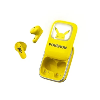Afbeelding van Pokémon TWS earpods slide open oplaadcase met LED verlichting touch control extra eartips