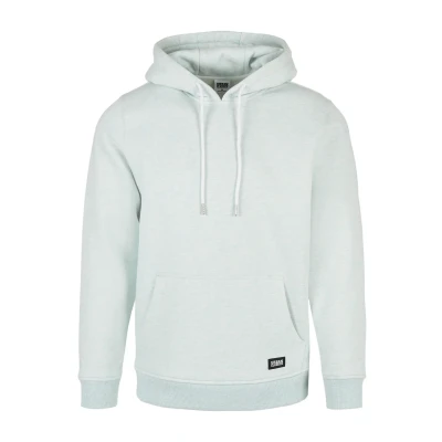 Afbeelding van Urban Classics Basic melange Hoody Hoodie, Heren, Maat: Large, Aqua