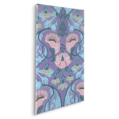 Afbeelding van Komar artprint op linnen Mandala Mauve 60x90 cm (breedte x hoogte), spieraam (1 stuk)