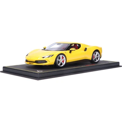 Afbeelding van Ferrari 296 GTB Hybrid 830 HP V6 BBR Models Modelauto 1:18 2021 P18210C Schaalmodel