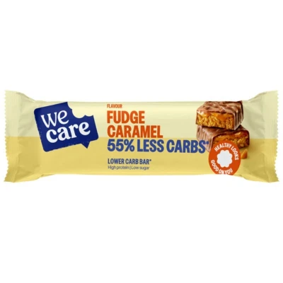 Afbeelding van WeCare Fudge Caramel reep (60 gr)