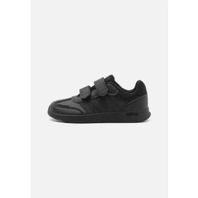 Afbeelding van adidas Performance Tensaur Switch Unisex Hardloopschoenen voor op de weg kinderen, Maat: 32, Core black Imitatieleer/ textiel