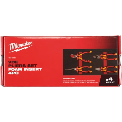 Afbeelding van Milwaukee Accessoires Foam inlay VDE tangenset 1 (4 delig) 4932493250