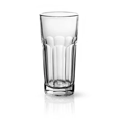 Afbeelding van SIXBY Marocco Drinkglazen, longdrinkglazen, latte macchiato glazen, waterglazen, sapglazen, 280 ml, vaatwasserbestendig, 6 stuks