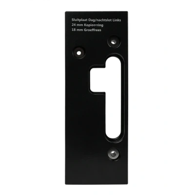 Afbeelding van Freesmal sluitplaat links 127 x 23 mm Per stuk
