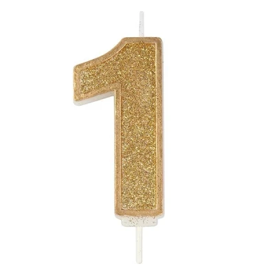 Afbeelding van Culpitt Cijferkaars #1 Goud met Glitter