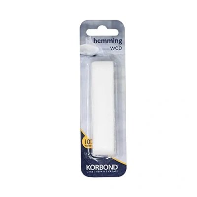 Afbeelding van Korbond Hemming Web 10mtr 110041, Strijkijzer, Wit, 10m