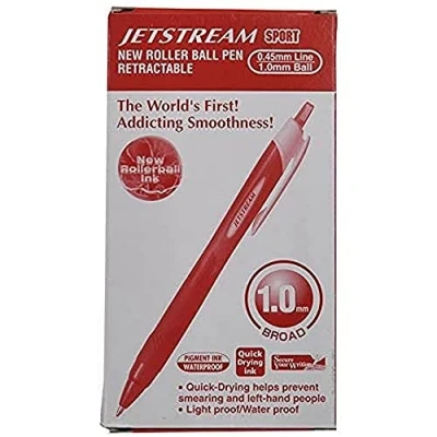 Afbeelding van Boligrafo de tinta líquida Uni Ball Rood (12 Stuks)