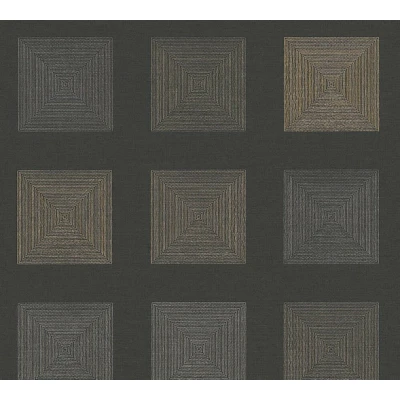 Afbeelding van AS Creation Ethnic Origin 37172 4 371724 Zwart / Goud