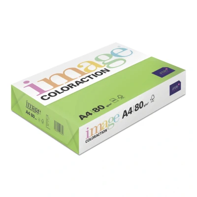 Afbeelding van Image Coloraction Java gekleurd kopieerpapier DIN A4 210 x 297 mm, 80 g/m² kleurrijk, houtvrij printerpapier voor kopieerapparaten 500 vel meigroen