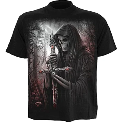 Afbeelding van Spiral Heren T shirt, zwart, XL