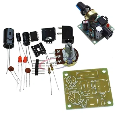 Afbeelding van LM386 Super Mini Audio Versterker DIY Kit Board 3 12V (DIY)