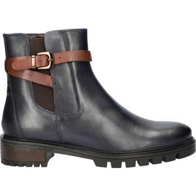 Afbeelding van ara Dames Tulsa enkellaarzen, blauw, Moro, 40 EU, Blauw EU