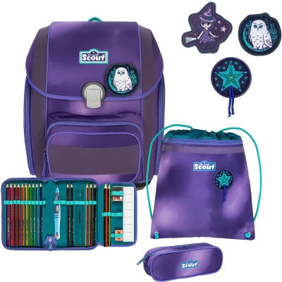 Afbeelding van Scout Genius School Satchel Set 4st Superfles