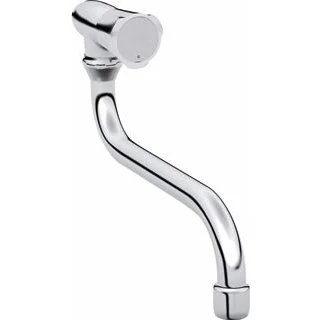 Afbeelding van Grohe Costa L tapkraan 1/2&quot; markering blauw met S uitloop chroom
