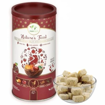 Afbeelding van Pawfect Freeze Dried hondensnack Kip en Pompoen Magic 50 gr.