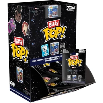 Afbeelding van Funko Bitty POP! Singles: Marvel Captain Americaand A Surprise Mystery Minifiguur 0.9 Inch (2.2 Cm) Comics Verzamelobject Inclusief stapelbare displayplank Cadeau Idee