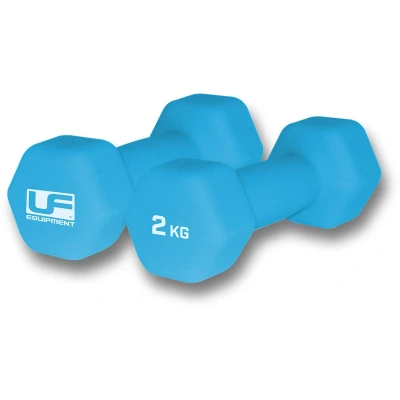 Afbeelding van Urban Fitness Hex Dumbbells Neopreen Bedekt (Paar) Sky 2kg