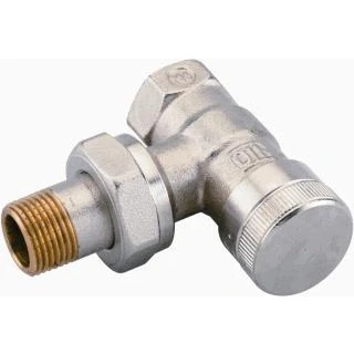 Afbeelding van Danfoss voetventiel haaks 1/2&quot; Kvs = 2,50 m3/h RLV15 m. Vul en aftapmogelijkheid