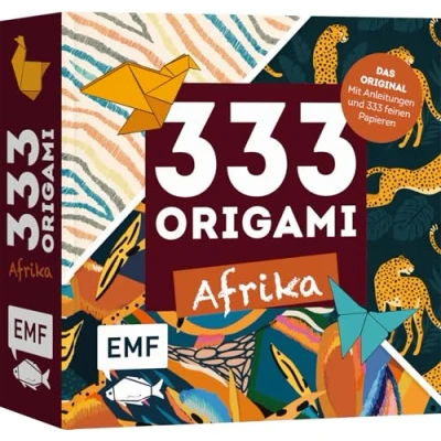 Afbeelding van 333 Origami Faszination Afrika Farbenfrohe Papiere falten: Das Original: mit Anleitungen und feinen Papieren: Hochwertiges Papier leuchtenden Ethno Motiven