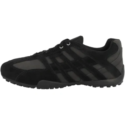 Afbeelding van Geox Uomo Snake A Sneakers voor heren, zwart, 45 EU