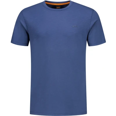Afbeelding van BOSS Tshirt basic, Heren, Maat: Medium, Open blue